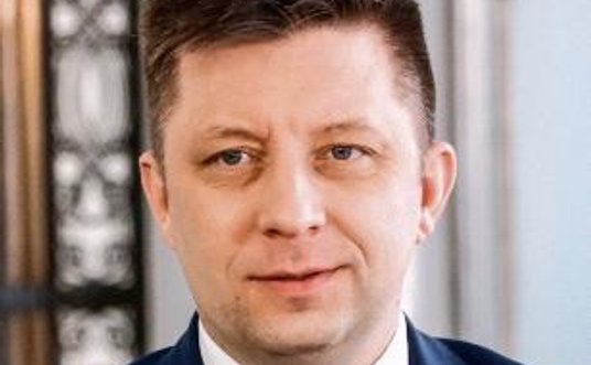 Michał Dworczyk jest zawsze na pierwszej linii