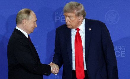 Spotkanie przywódców USA i Rosji, Donalda Trumpa i Władimira Putina, w sierpniu 2025 r.
