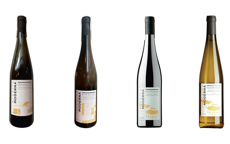 Winnica Moderna, Johanniter 2019 - 50 zł, Winnica Moderna, Riesling 2019 - 50 zł, Winnica Moderna, C