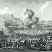 Bitwa pod Auerstedt 14 października 1806 r., rycina francuska według obrazu Naudeta, XIX w.