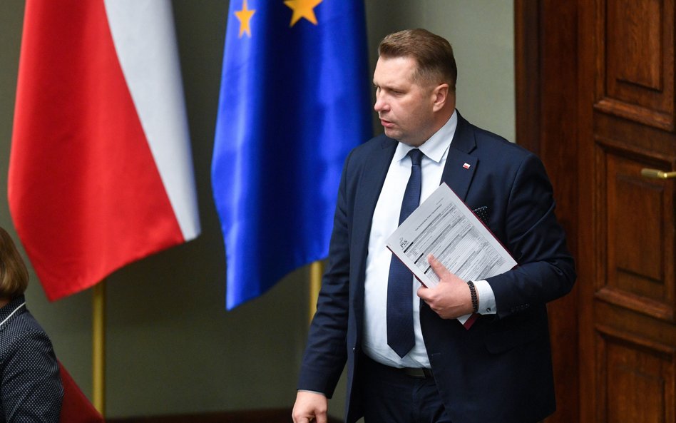 Minister edukacji i nauki Przemysław Czarnek