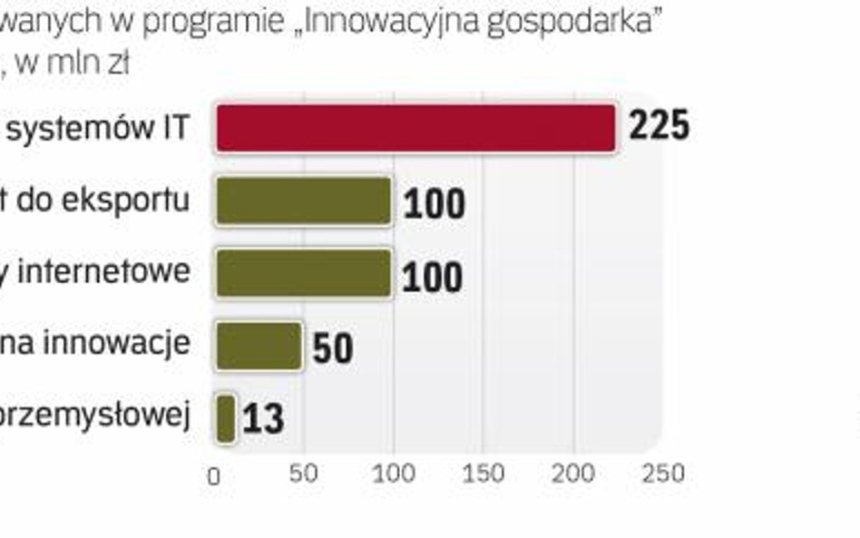 W programie „innowacyjna gospodarka” są wciąż dostępne dotacje, o które mogą ubiegać się małe i śred