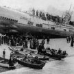 Niemiecki okręt podwodny z okresu I wojny światowej na plaży w Hastings