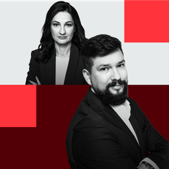 Marzena Tabor Olszewska i Michał Płociński