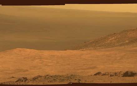 Powierzchnia planety sfotografowana przez Opportunity