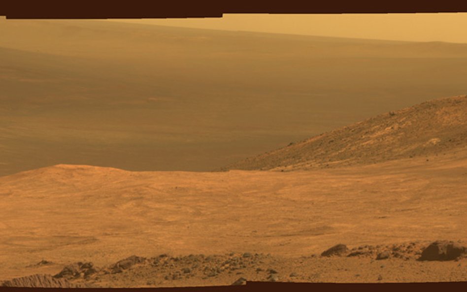 Powierzchnia planety sfotografowana przez Opportunity