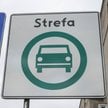 Znak drogowy informujący o strefie czystego transportu