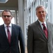 Carsten Spohr (z lewej) i Christoph Franz - ustępujący prezes Lufthansy