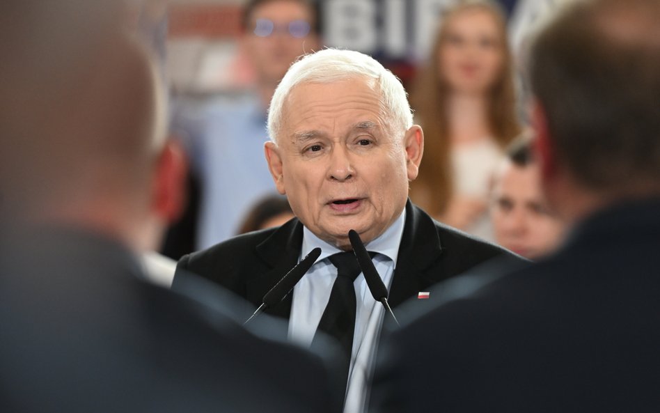 Prezes PiS Jarosław Kaczyński