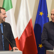 Matteo Salvini i szef MSWiA Joachim Brudziński