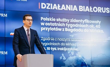 Morawiecki: Nie spodziewamy się spadku napięcia na granicy