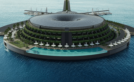 Ten hotel produkuje energię kręcąc się wokół własnej osi