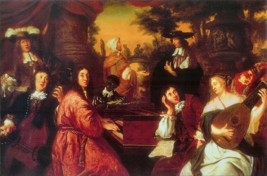 Johannes Voorhout, „Domowa scena muzyczna” (1674)