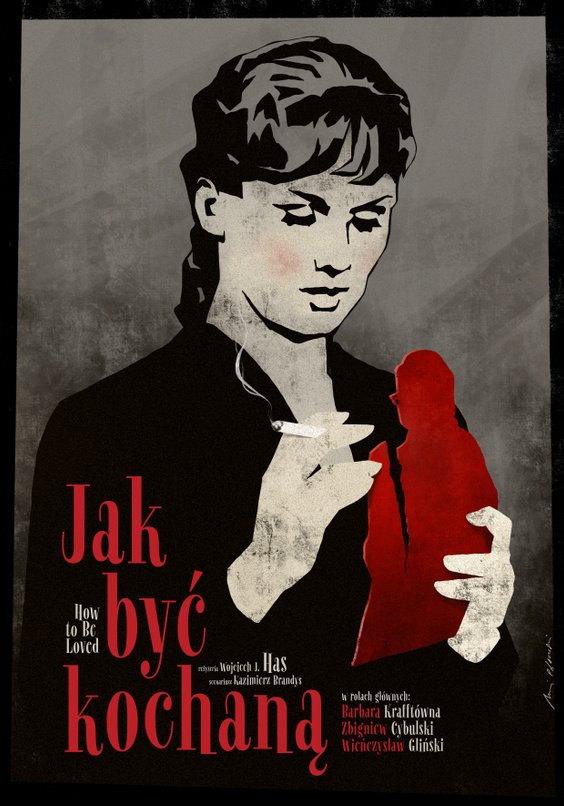 Andrzej Pągowski Plakat filmu "Jak być kochaną"