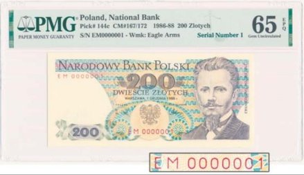 Kolekcjoner w porę zauważył wyjątkowy numer banknotu i wycofał go z obiegu.