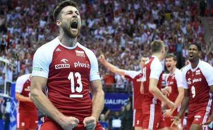 Michał Kubiak podczas meczu z Francją. To spotkanie było dowodem polskiej siły