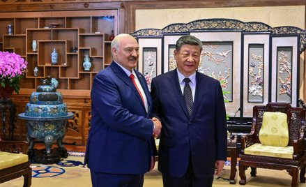 Aleksander Łukaszenko i Xi Jinping