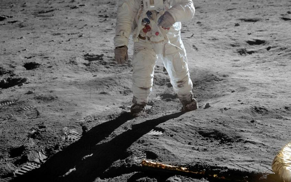 Buzz Aldrin na Księżycu