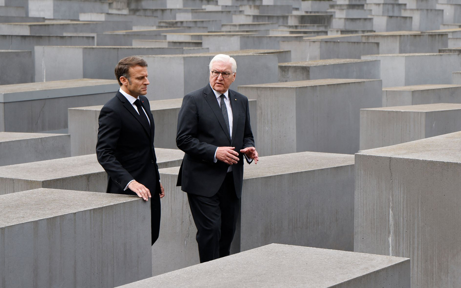 Emmanuel Macron i Frank-Walter Steinmeier