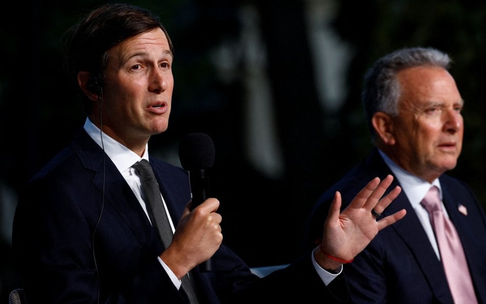 Wysłannicy Trumpa - Jared Kushner i Steve Wittkoff