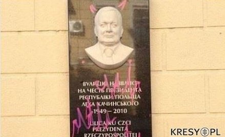 W Odessie zniszczono tablicę ku pamięci Lecha Kaczyńskiego