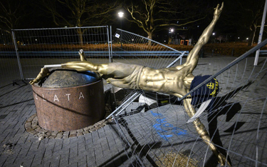 Szwecja: Ponownie zniszczono pomnik Ibrahimovicia