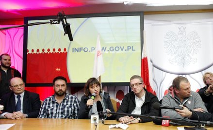 Stankiewicz i Braun zatrzymani po proteście w PKW
