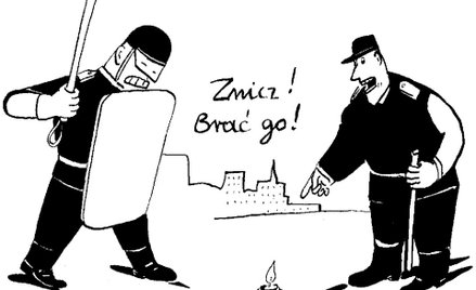 Komentarz rysunkowy. Znicz