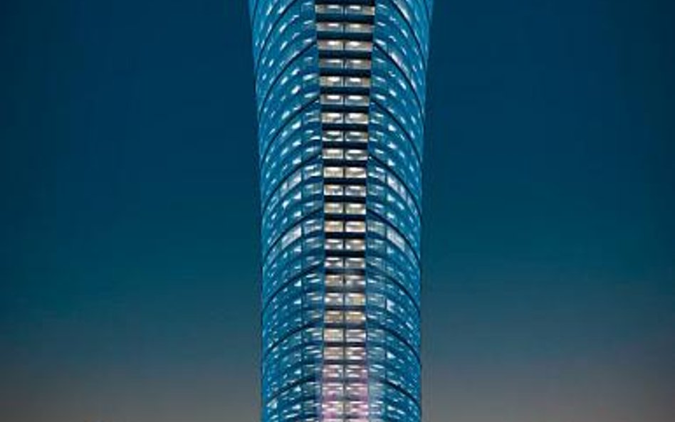 Warsaw Spire – makieta tego kompleksu zajęła centralne miejsce na stoisku firmy Ghelamco w Cannes