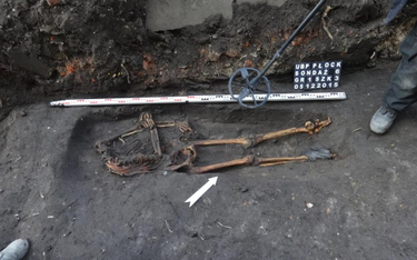 Szczątki znalezione w Płocku w grudniu 2015 r.