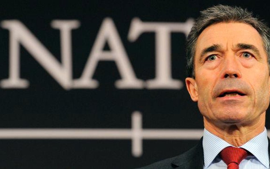 Sekretarz generalny NATO Anders Fogh Rasmussen