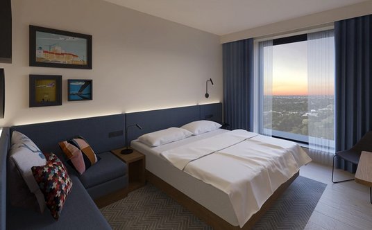 Hotel będzie miał pięć rodzajów pokojów