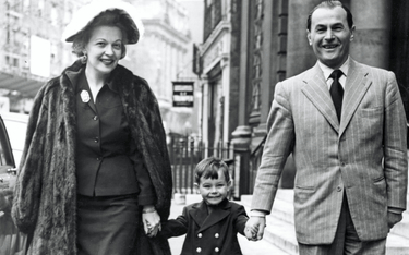 Marjan Kiepura z rodzicami – Marthą Eggerth i Janem Kiepurą, Nowy Jork, 1955 r.