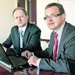 Od lewej: Romuald Magdoń, wiceprezes Polmedu, i Radosław Szubert, prezes zarządu Polmedu