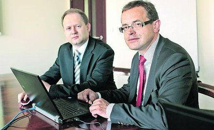 Od lewej: Romuald Magdoń, wiceprezes Polmedu, i Radosław Szubert, prezes zarządu Polmedu