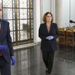 Borys Budka, przewodniczący PO, i Małgorzata Kidawa-Błońska, Małgorzata Kidawa-Błońska, przewodniczą