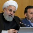 Prezydent Iranu Hasan Rouhani (z lewej) wyraził gotowość natychmiastowego podjęcia rozmów z USA