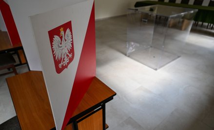 Lokal wyborczy tuż przed głosowaniem