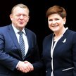 Premier Beata Szydło i premier Danii Lars Lokke Rasmussen