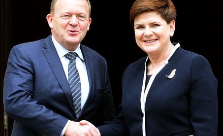 Premier Beata Szydło i premier Danii Lars Lokke Rasmussen
