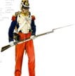 Francuski woltyżer 2. regimentu gwardii, weteran wojny krymskiej (z medalem za zdobycie Sewastopola)