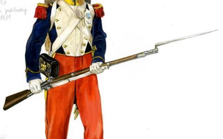 Francuski woltyżer 2. regimentu gwardii, weteran wojny krymskiej (z medalem za zdobycie Sewastopola)