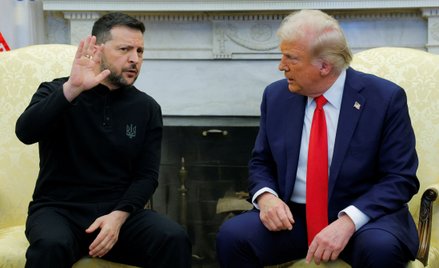 Wołodymyr Zełenski i Donald Trump
