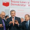 Koledzy z czasów studenckich. Konwencja wyborcza SLD, 10 września 2011 roku. Od lewej: Leszek Miller