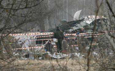 Tu-154M dwa dni po katastrofie pod Smoleńskiem