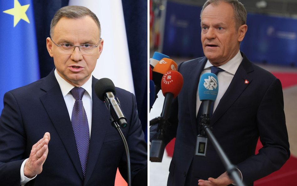 Andrzej Duda i Donald Tusk