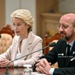 Przewodnicząca Komisji Europejskiej Ursula von der Leyen i przewodniczący Rady Europejskiej Charles 