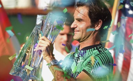 Roger Federer zdobył w Indian Wells swój 90. tytuł ATP Tour