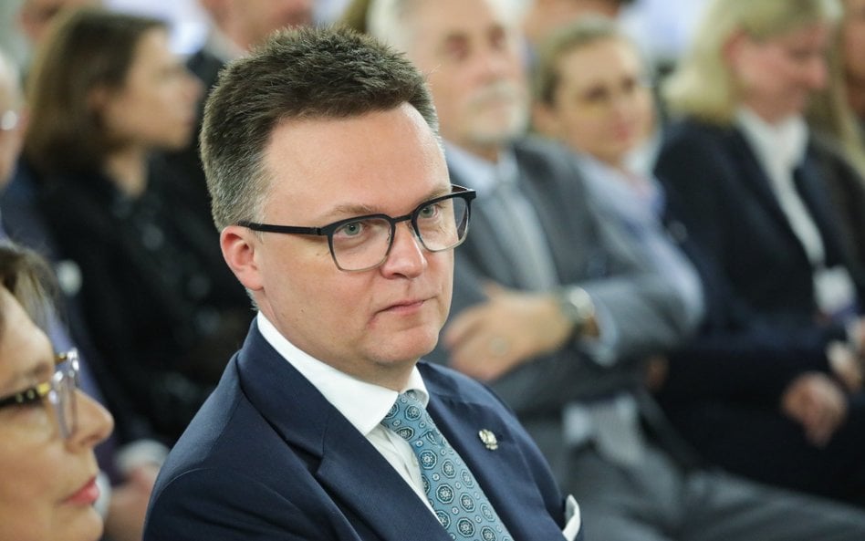 Marszałek Sejmu Szymon Hołownia