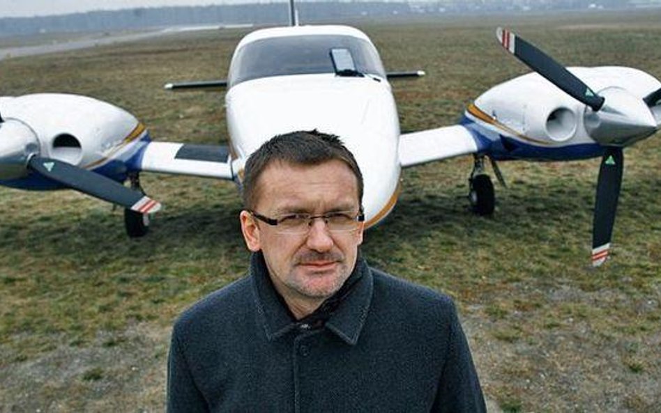 Dariusz Szpineta z firmy Aviation Asset Management, która ma bazę w podwarszawskich Babicach, wierzy
